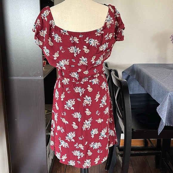 Women’s Sanctuary Sz Large On or Off Shoulder Square Neck Mini Dress - Picture 2 of 6